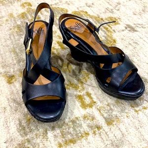 Sofft platform heeled sandals